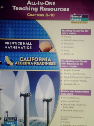 All-In-One Teaching Resources Chapters 8-10
