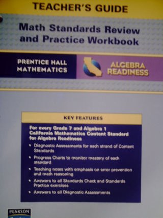 TEACHER'S GUIDE Math Standards Review And Practice Workbook