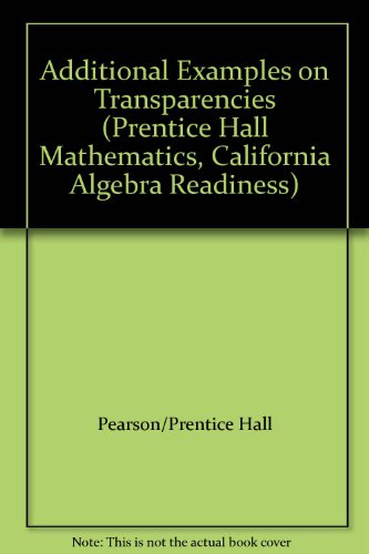 California Algebra Readiness
