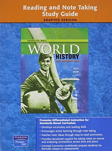 World History Reading and Notetaking Study Guide Survey Adapted 2009