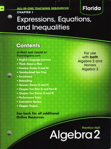 All in One Teaching Resources Chap. 1 Thru 10