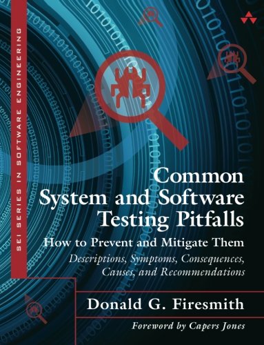 Common System And Software Testing Pitfalls: How To Prevent And Mitigate Them: Descriptions, Symptoms, Consequences, Causes, And Recommendations