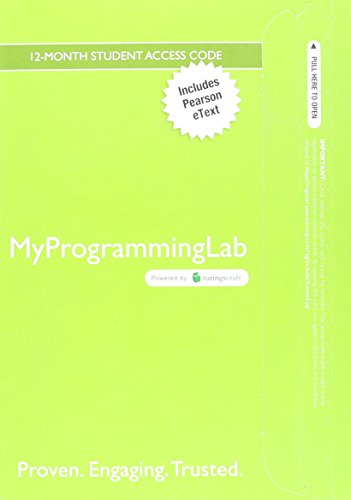 MyLab Programming With Pearson EText -- Access Card -- For Java How To Program, Early Objects