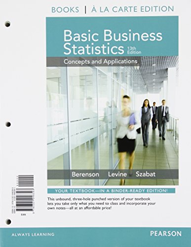 Basic Business Statistics Student Value Edition Plus NEW MyLab Statistics With Pearson EText -- Access Card Package
