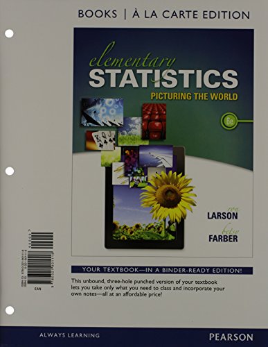 Elementary Statistics Books a la Carte Plus NEW MyLab Statistics with Pearson EText -- Access Card Package