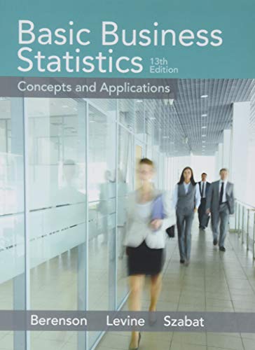 Basic Business Statistics Plus NEW MyLab Statistics And PHStat With Pearson EText -- Access Card Package