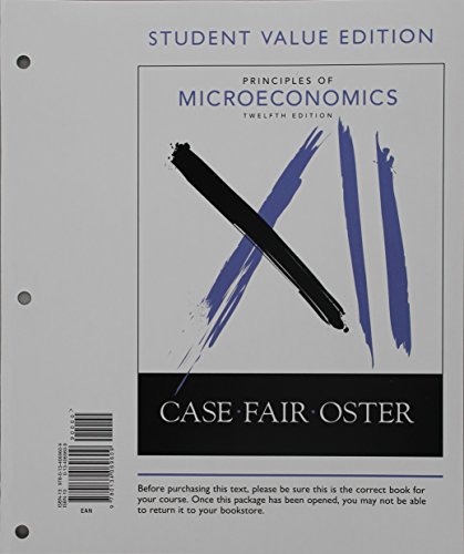 Principles of Microeconomics, Student Value Edition