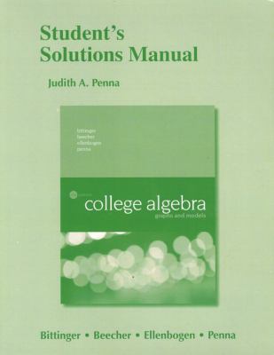 Student'S Solutions Manual For College Algebra: Graphs And Models