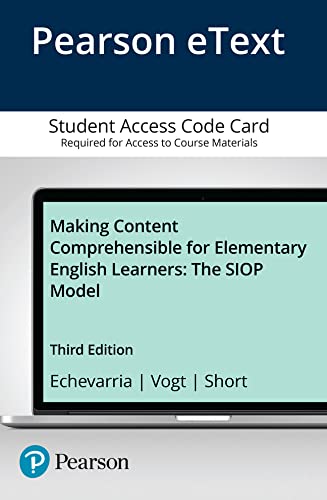 Making Content Comprehensible For Elementary English Learners