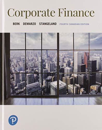 Corporate Finance, Fourth Canadian Edition