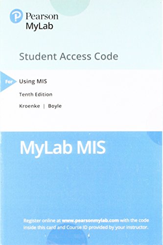MyLab MIS With Pearson EText -- Access Card -- For Using MIS
