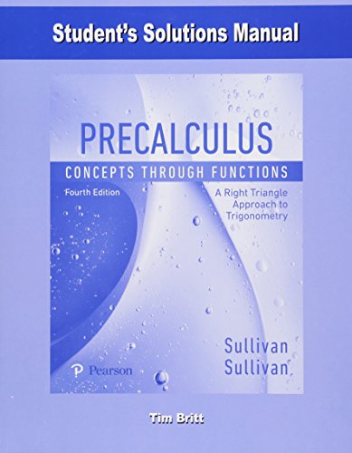 Student's Solutions Manual for Precalculus