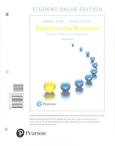 Statistics for Business