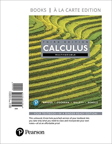 Multivariable Calculus, Books A La Carte Edition
