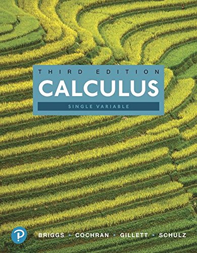 Single Variable Calculus