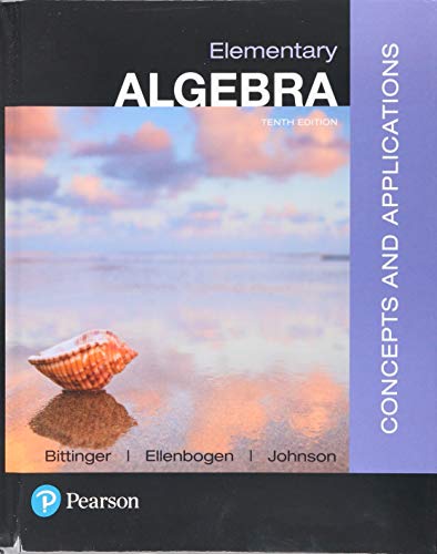 Elementary Algebra: Concepts And Applications With Integrated Review And Worksheets PlusMyLab Math With Pearson E-Text -- 24 Month Access Card Package