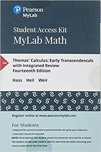 MyLab Math with Pearson EText -- 24-Month Standalone Access Card -- for Calculus