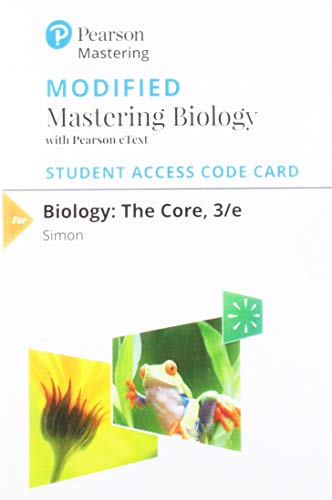 Modified Mastering Biology with Pearson EText -- Standalone Access Card -- for Biology