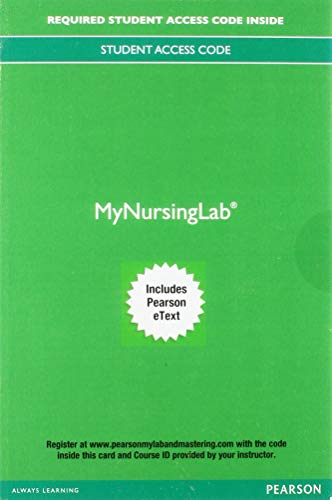 MyLab Nursing Maternal Newborn 2.0 w eText Access Code Card