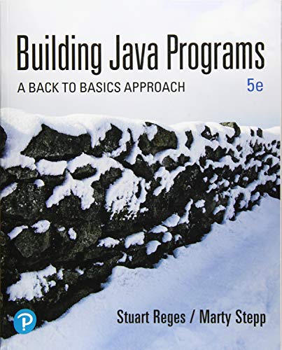 Building Java Programs