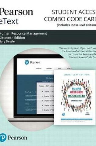 Pearson EText for Human Resource Management -- Combo Access Card