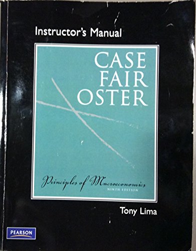 Principles Of Macroeconomics (Instructor'S Manual) 9th Edition