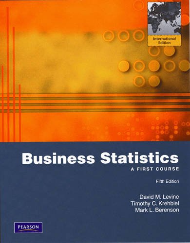 Business Statistics: A First Course.