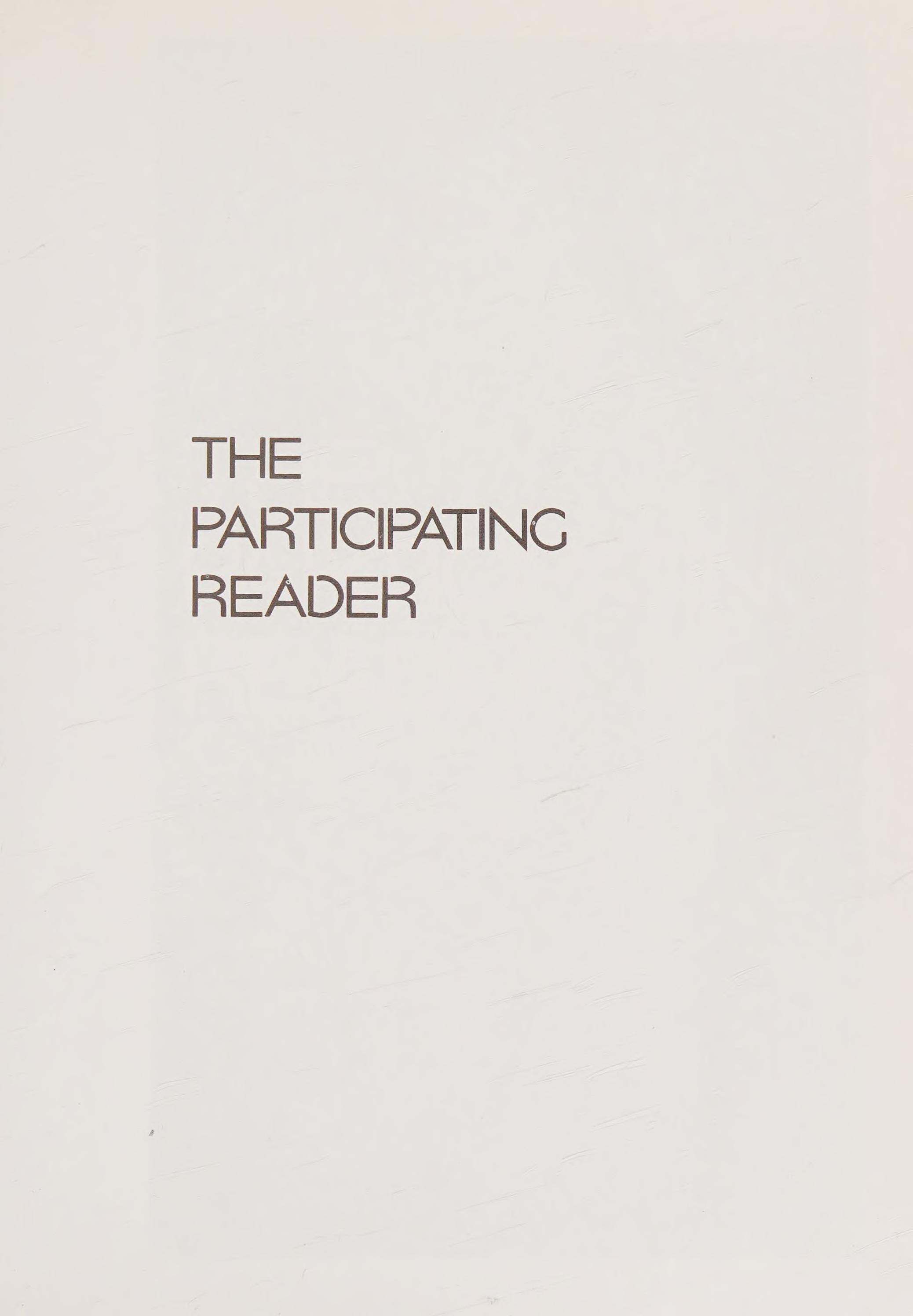 The Participating Reader