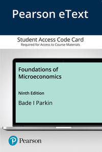 Pearson EText Foundations of Microeconomics -- Access Card