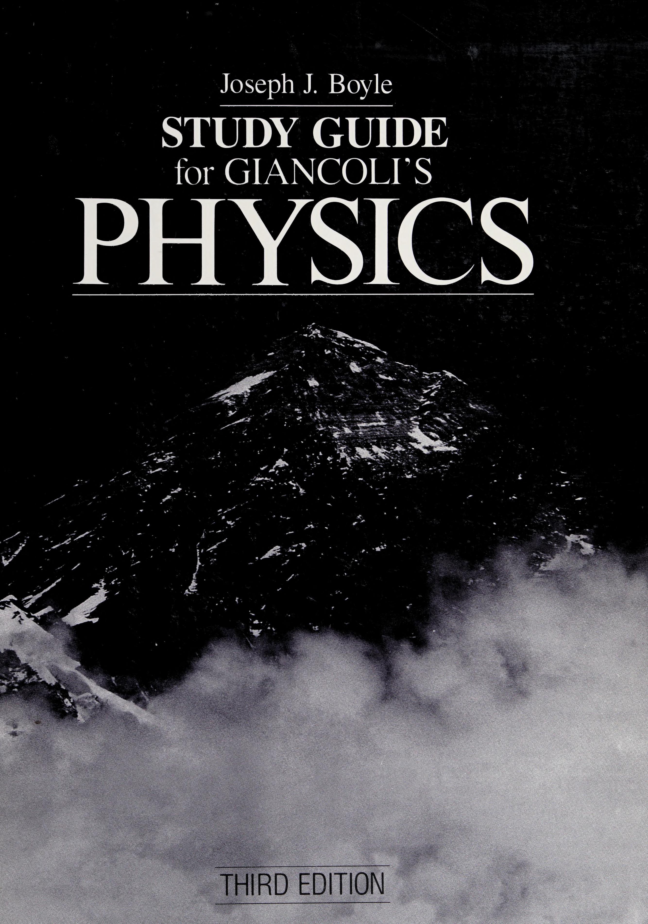 Study Guide Physics Principles with Applications