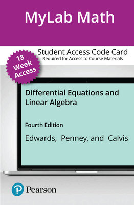 MyLab Math with Pearson EText Access Code for Differential Equations and Linear Algebra
