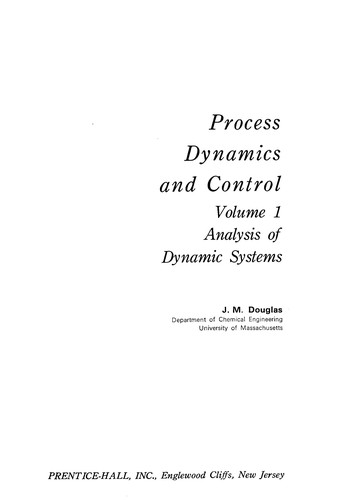 Process Dynamics and Control