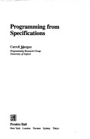 Programming From Specifications