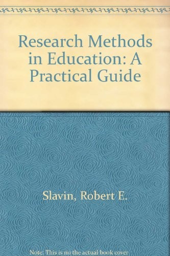 Research Methods in Education