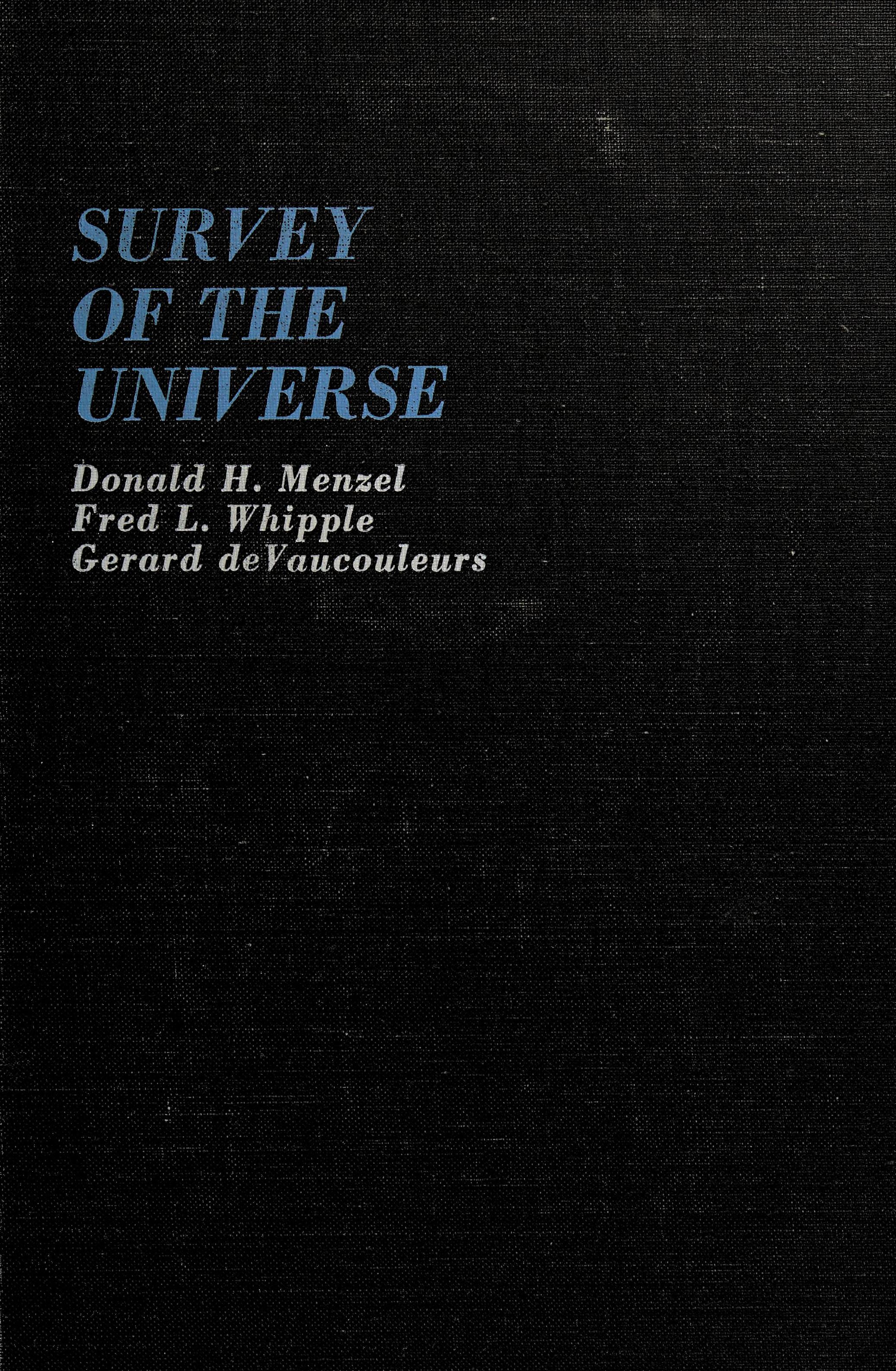 Survey of the Universe