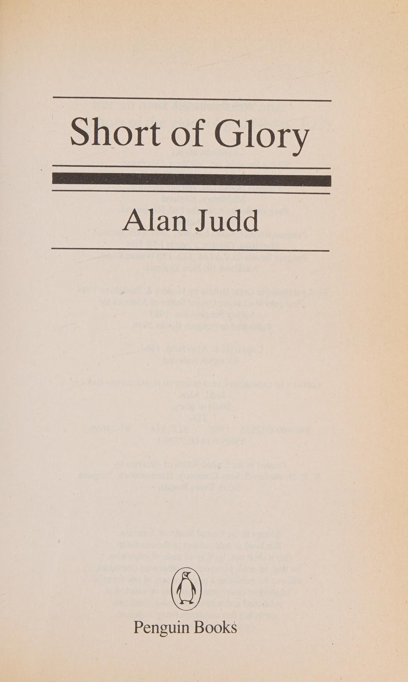 Short of Glory