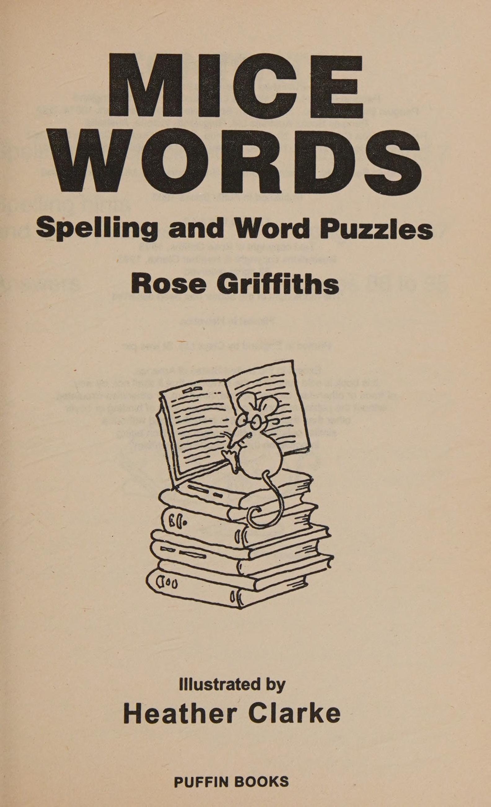 Mice Words