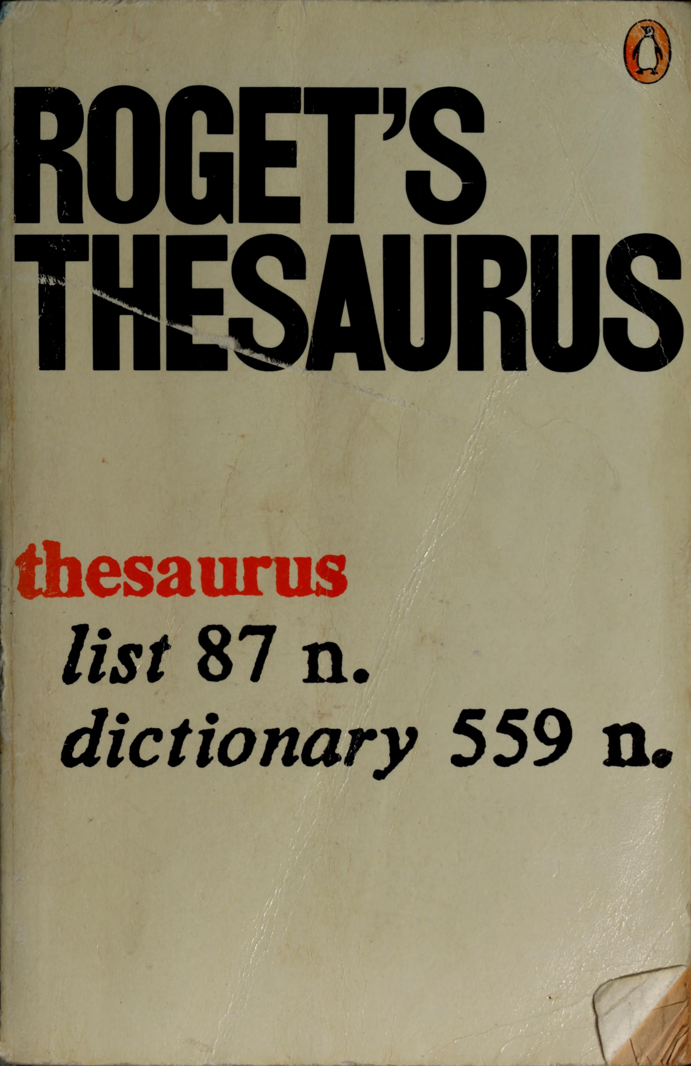 Thesaurus of English Words and Phrases