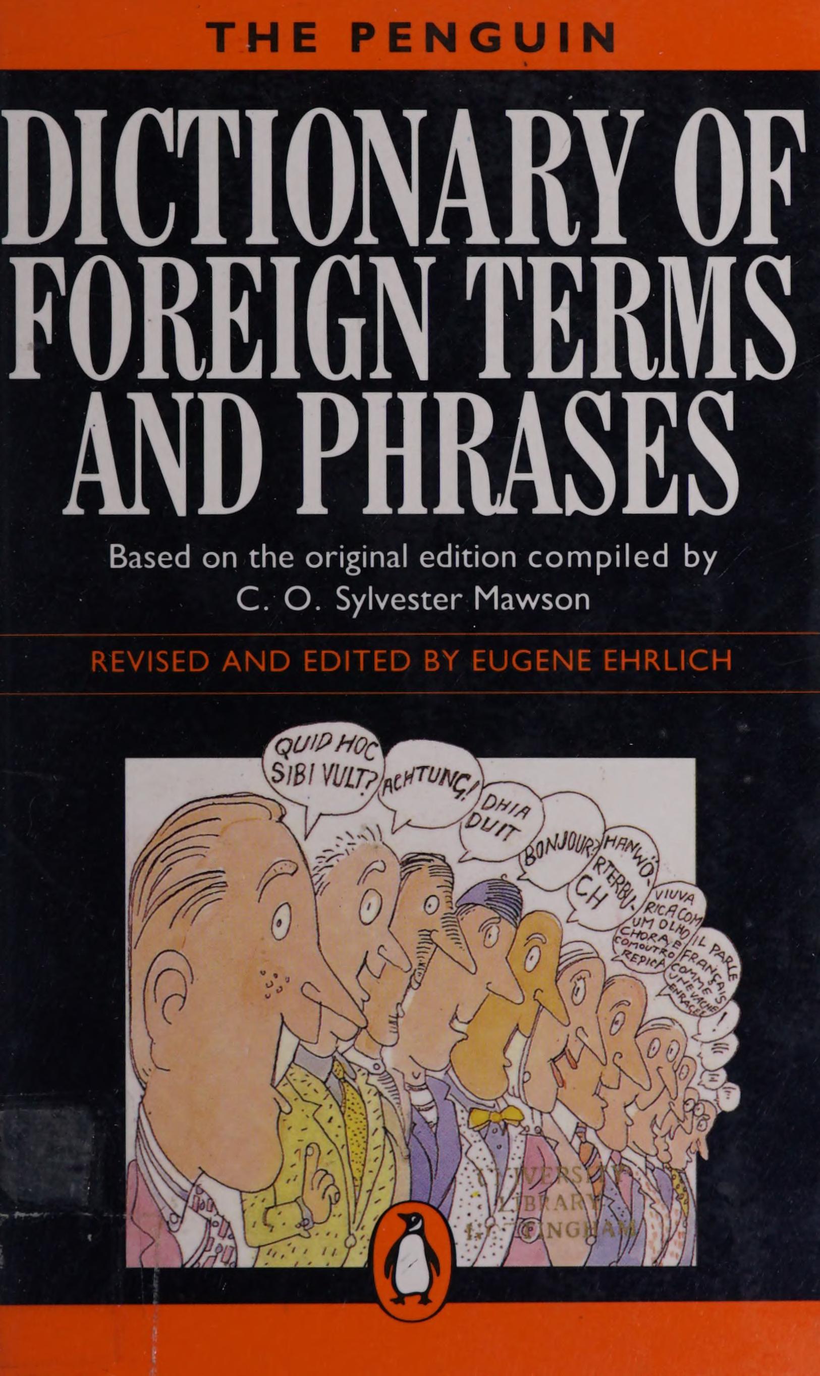 The Penguin Dictionary of Foreign Terms and Phrases