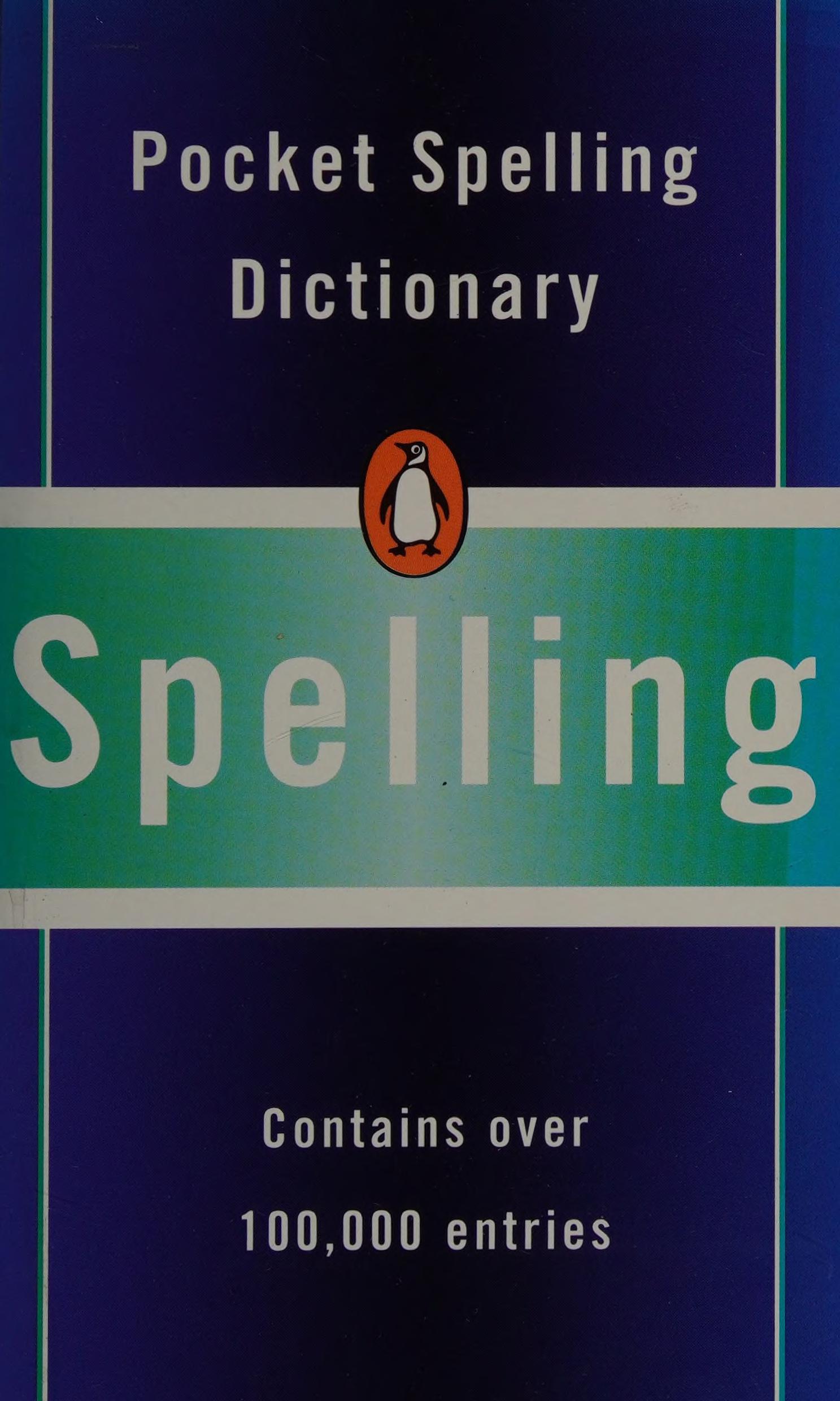 Pocket Spelling Dictionary