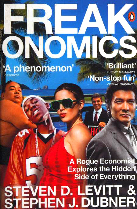 Freakonomics by Steven D. Levitt and Stephen J. Dubner, ISBN 9780141019017