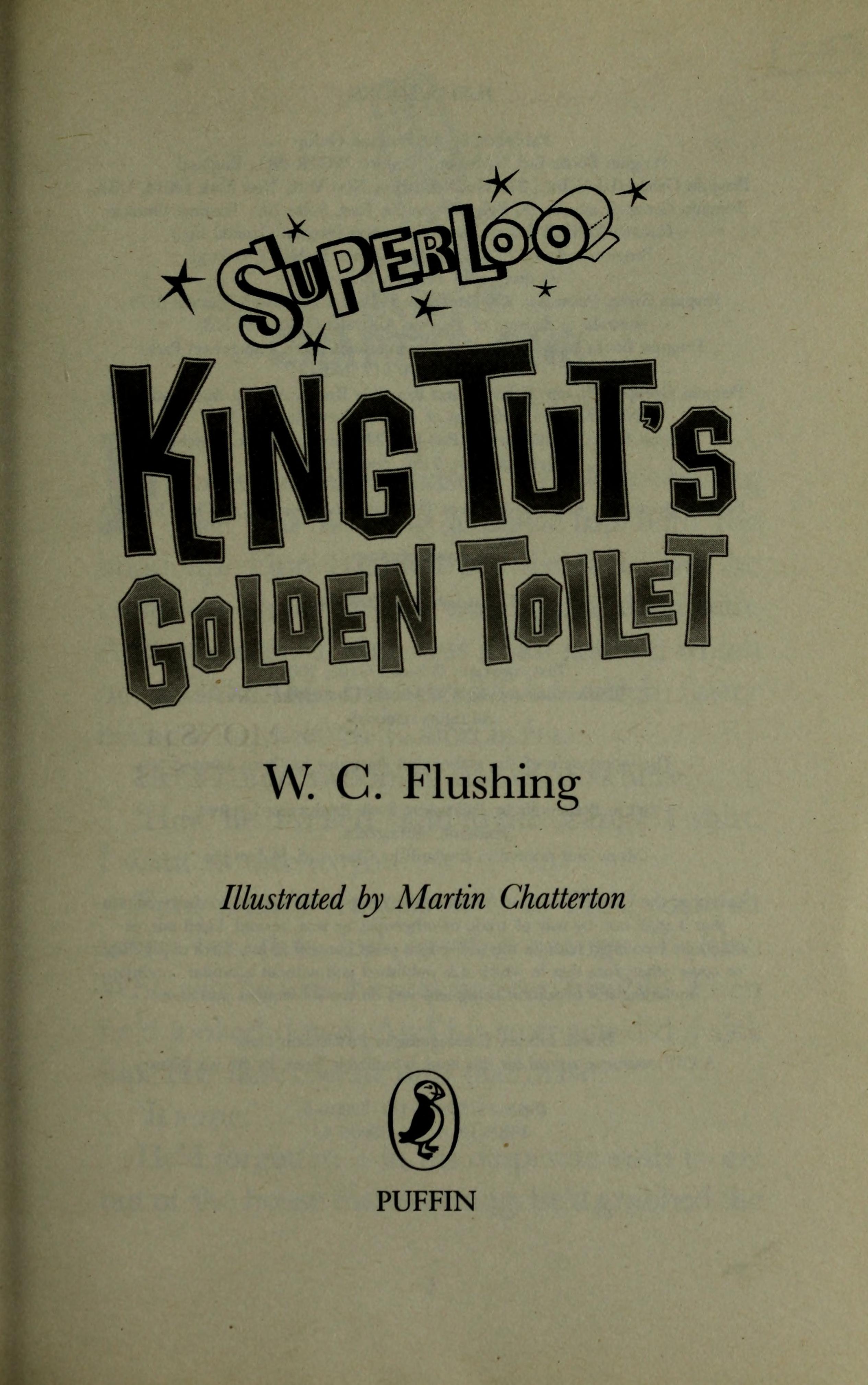 Superloo King Tuts Golden Toilet