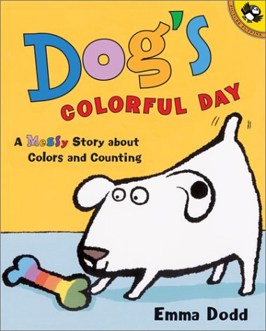 Dog's Colorful Day