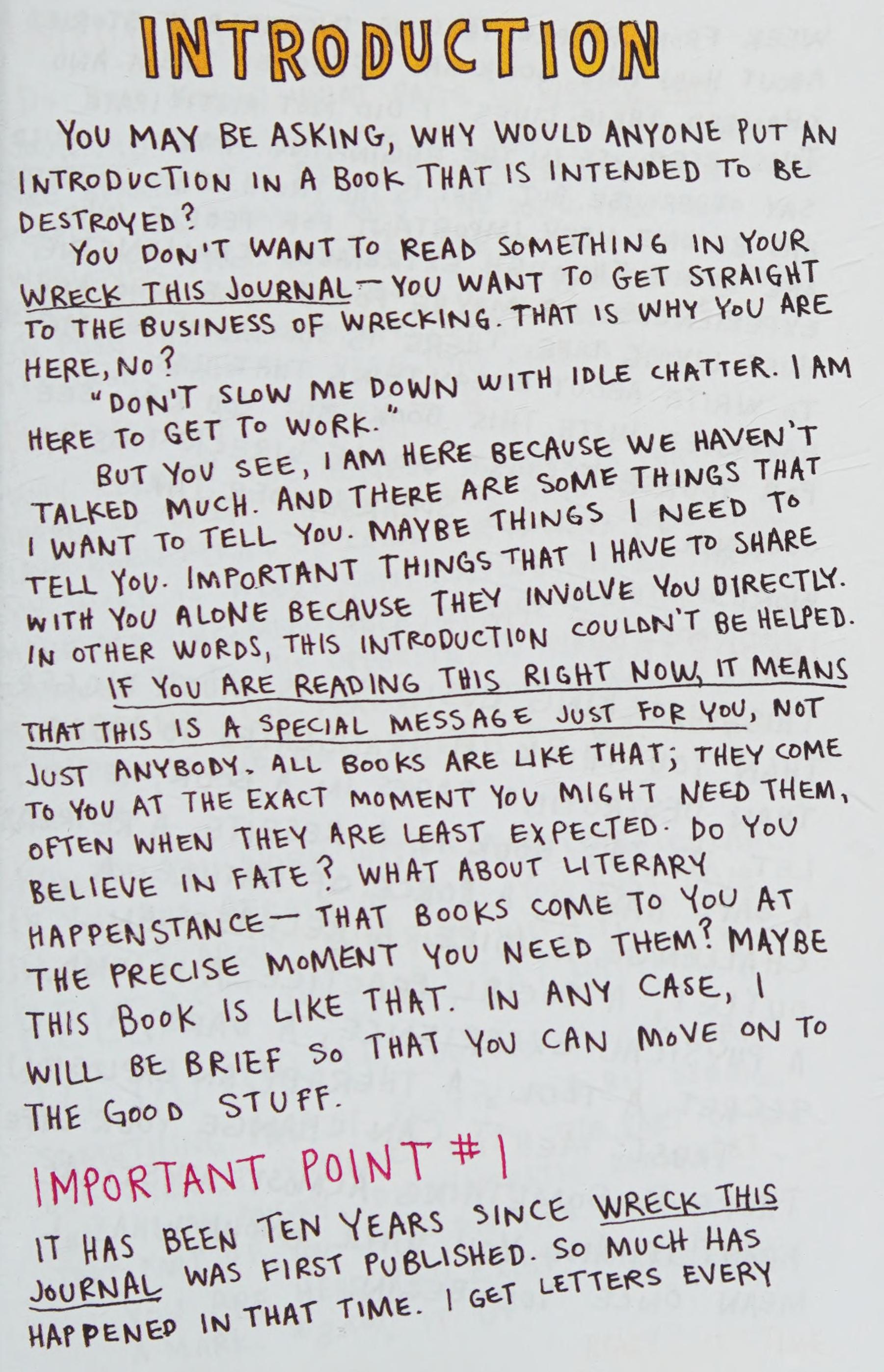 Wreck This Journal: Now in Color