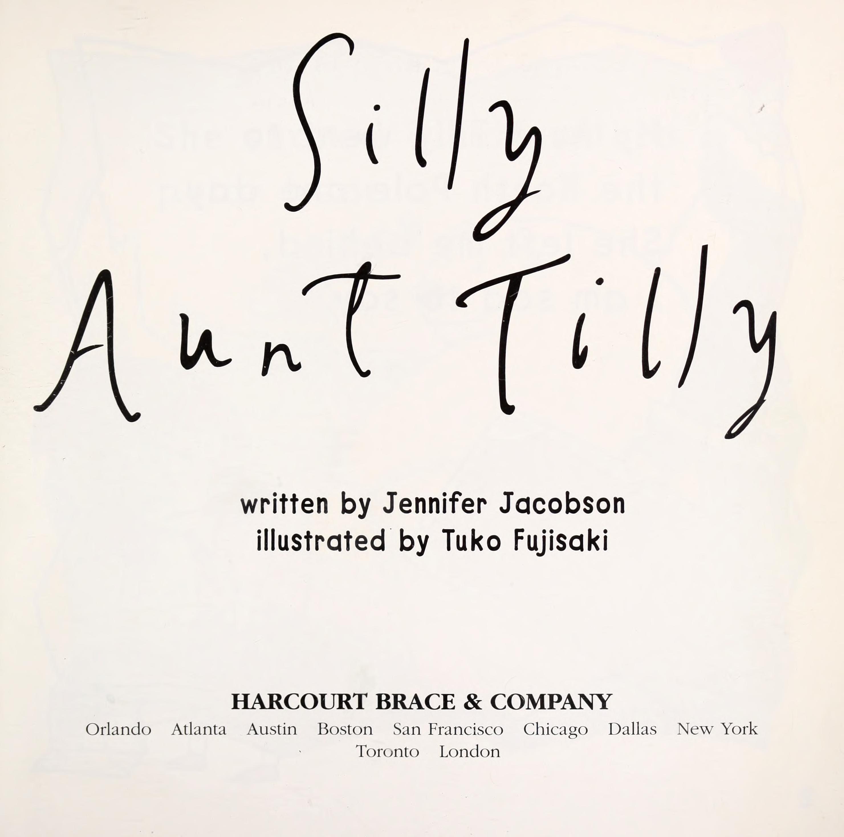 Silly Aunt Tilly, Reader Grade 1