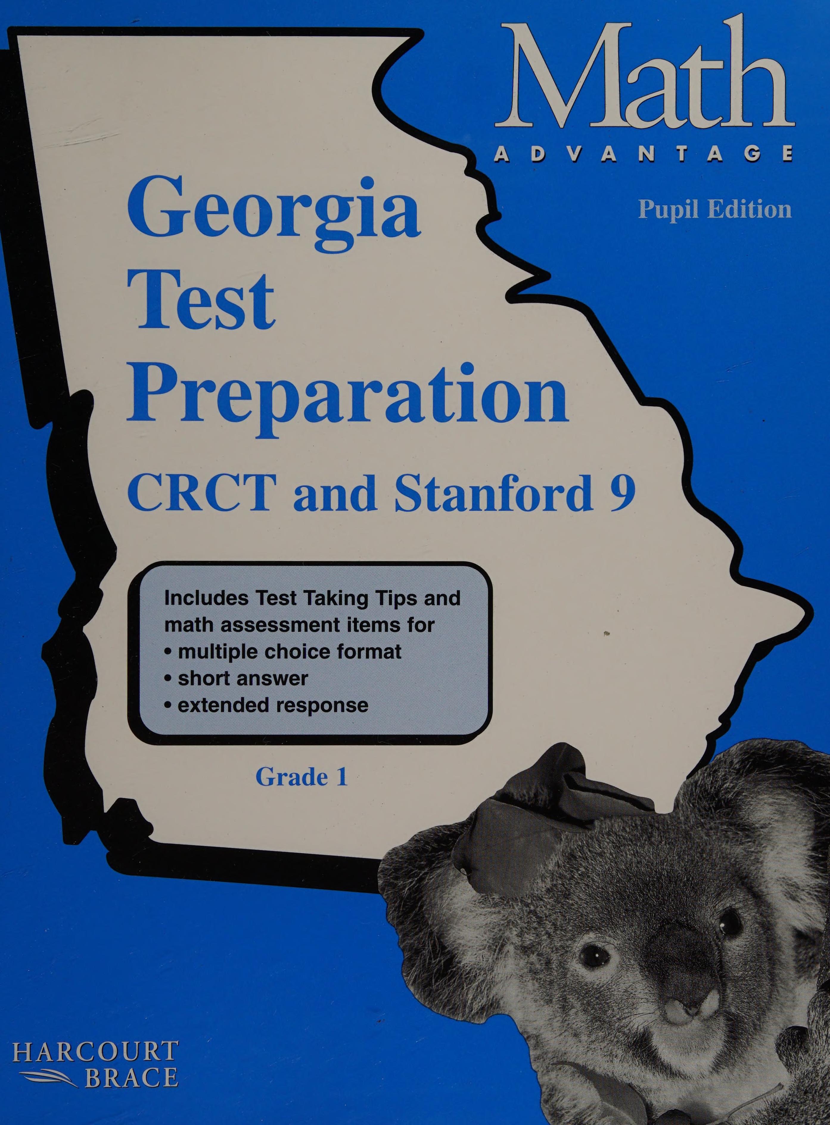 Georgia Test Prep Pe Gr1 Math Ad99
