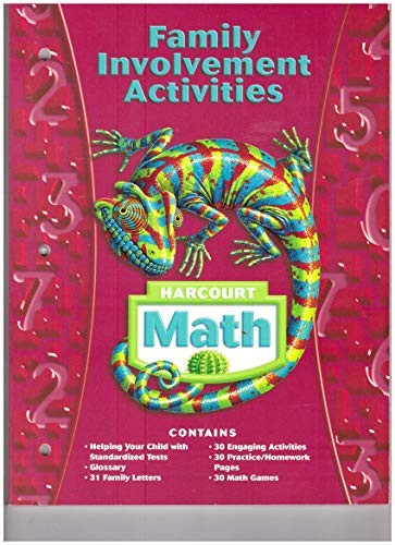 Harcourt Math: Family Involvement Activities Grade 6