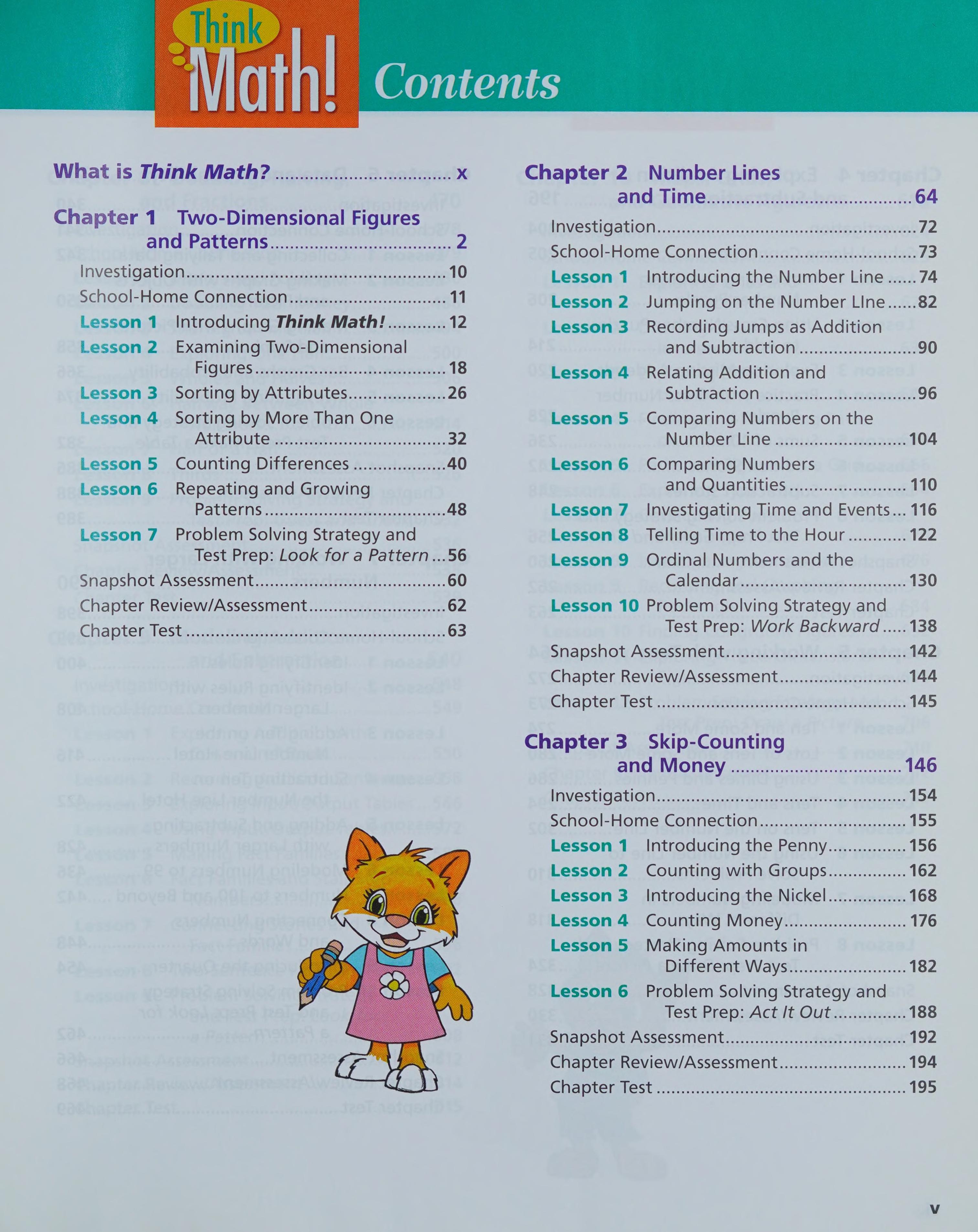 Ntl/TX Phs4 Tg Vol 1 Gr 1 Think Math!
