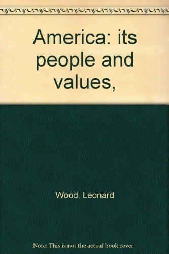 America: its people and values