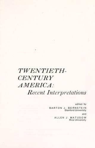 Twentieth-Century America